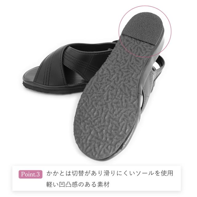 オフィスサンダル ナースシューズ ナースサンダル クロスライン