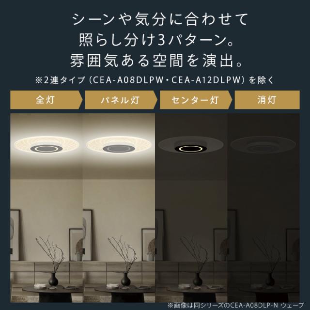 【公式】シーリングライト 12畳 調光 調色 LED おしゃれ パネルライトスクエア アイリスオーヤマ CEA-A12DLPS 導光板 LED ライト 角型 節電 省エネ アイリスオオヤマ 送料無料 安心延長保証対象_9