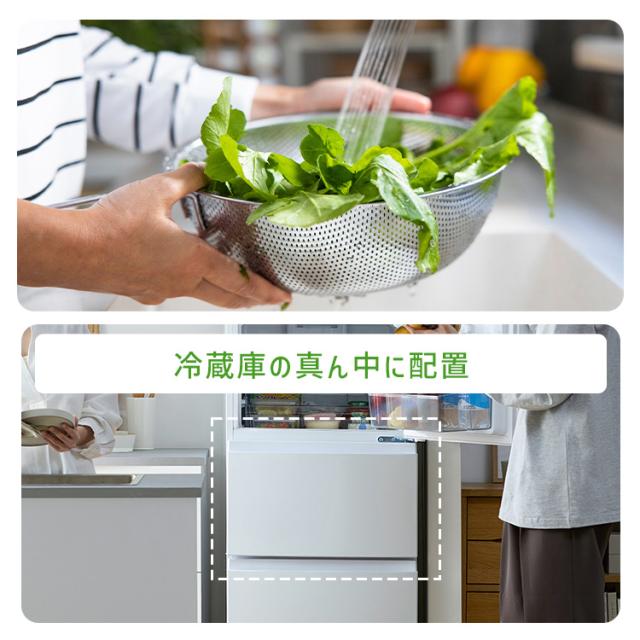 ＼22,OFFクーポン!~5/14 9:59／【設置込み】 冷蔵庫 315L 2人暮らし アイリスオーヤマ 幅スリム コンパクト 冷蔵室 182L 真ん中 野菜室 61L 冷凍室 72L 急速冷凍 製氷皿付 自動霜取り 新生活 新品 家庭用 大容量 ホワイト ブラック IRSN-32C * 【HS】 安心延長保証対象_4