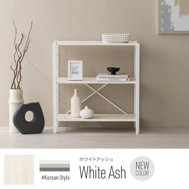 スチールラック 3段 幅約76cm 奥行約34.5cm 高さ約80cm 組立簡単 工具