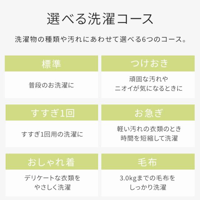 ＼10,OFFクーポン!~6/16 9:59／洗濯機 縦型 全自動洗濯機 7kg 7キロ スリム コンパクト 一人暮らし 二人暮らし 風乾燥 部屋干しモード 予約タイマー 新生活 黒 白 アイリスオーヤマ ITW-70A01-WH/BH 安心延長保証対象_7