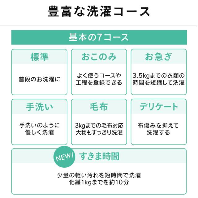 【施工あり】洗濯機 7kg 縦型洗濯機 縦型 全自動洗濯機 本体 全自動 洗剤 柔軟剤 自動投入 ガチ落ち 極渦洗浄 節水 時短 シンプル デザイン 7キロ 一人暮らし 安心延長保証対象 アイリスオーヤマ OSH オッシュ ITW-70B01-W * 【HS】_9