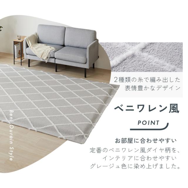 ラグ パッド 下敷き 3畳用 厚手 カーペット ラグマット 滑り止め 高反発 ズレにくい 防ダニ 防音 ホットカーペット対応 床暖房対応 オールシーズン リビング アイリスオーヤマ ハガッシュ Hagash 約170×225cm アンダーラグ HAGU25-1824 * 送料無料_12