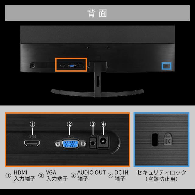 モニター 27インチ hdmi PCモニター ディスプレイ パソコンモニター
