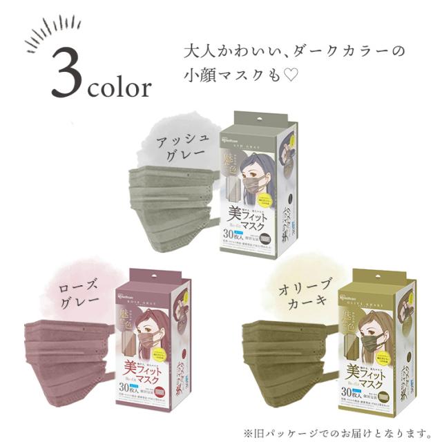マスク 不織布 大容量 美フィットマスク プリーツ 30枚入 3箱90枚 PK
