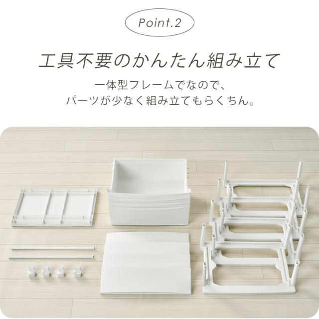チェスト 4段 [2個セット] プラスチック 北欧 幅53 衣装ケース タンス コロネチェスト アイリスオーヤマ ライトベージュ ダークグレー ブルーグレー ピンクベージュ ホワイト CLN-544