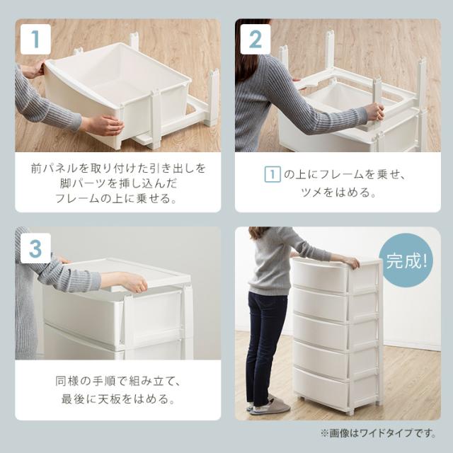 グレー 3段プラスチックチェスト　２セット グレー 3段プラスチックチェスト 2セット プラスチック チェスト 衣装