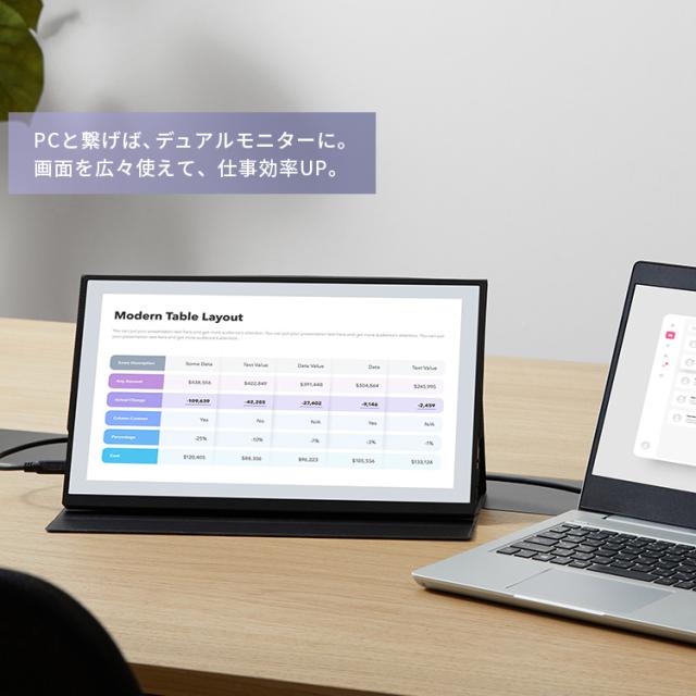 モバイルモニター pcモニター 16.5インチ ゲーミングモニター 安い 高画質 USB-C minihdmi カバー付き 軽量 薄型 ノングレア アイリスオーヤマ DP-EF164S-B *_2
