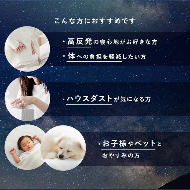 敷布団 ダブル 洗える 丸洗い 清潔 通気性 湿気 抗菌防臭 コンパクト 軽量 軽い ふんわり オールシーズン リバーシブル 高反発 体圧分散 来客用 ほこりが出にくい マットレス不要 敷き布団 敷きふとん アイリスオーヤマ エアリー Airy ASFP80-D * 送料無料_4