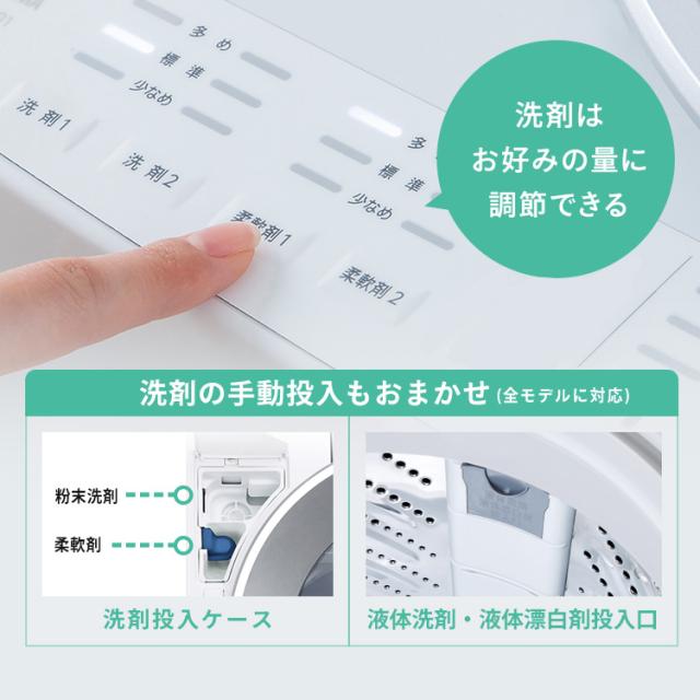 ＼26,OFFクーポン!~6/16 9:59／【施工あり】洗濯機 10kg 縦型洗濯機 縦型 全自動洗濯機 本体 全自動 洗剤自動投入 省エネ 節電 節水 ガチ落ち 極渦洗浄 時短 シンプル デザイン 10キロ タイパ アイリスオーヤマ OSH オッシュ 4連タンク TCW-100A02-W * 【HS】_6