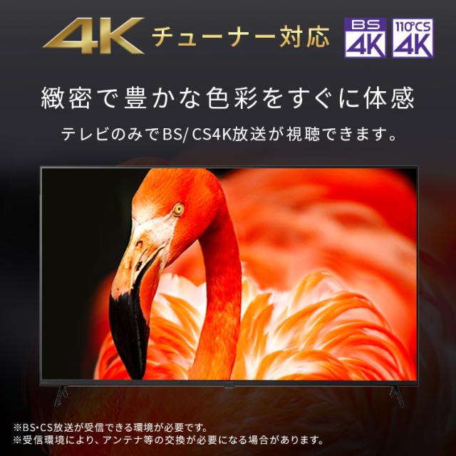 テレビ 55v 型 液晶テレビ 本体 4Kチューナー内蔵テレビ GoogleTV ネット対応 スマートテレビ 動画配信サービス 大画面 ダブルチューナー 裏番組録画 Googleアシスタント 音声検索 音声操作 tv 55 アイリスオーヤマ LT-55UGX-F1 *_3