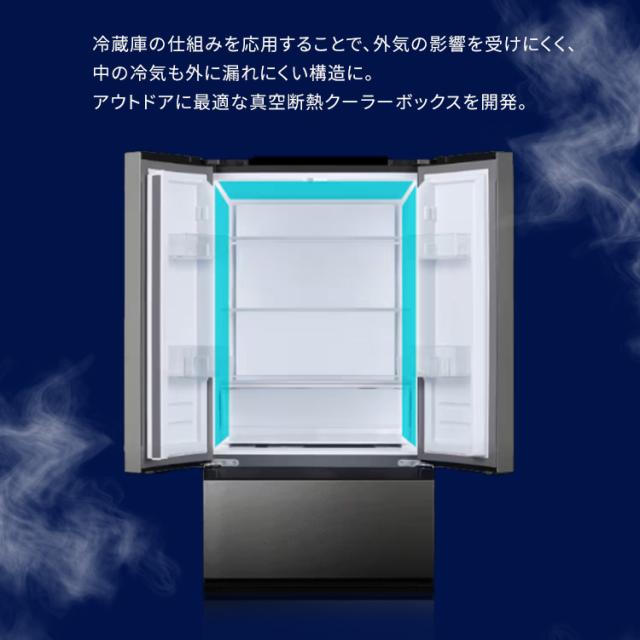 【氷点下保冷剤2個セット】クーラーボックス 小型 釣り 15L HUGEL アイリスオーヤマ * VITC-15 真空断熱 保冷力 ハード 急速凍結タイプ 超低温タイプ インナートレー付 ショルダーベルト 運びやすい 部活 キャンプ アウトドア ヒューゲル_2