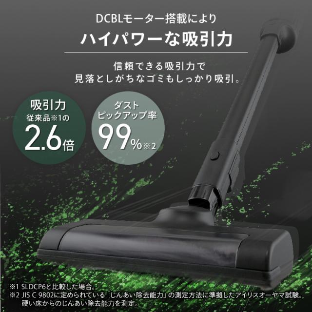 ＼5,000円OFFクーポン!~6/24 9:59／掃除機 コードレス 紙パック式 アイリスオーヤマ スティッククリーナー コードレス掃除機 スティック掃除機 軽量 ハイパワー ほこり感知センサー 紙パック2.5年分付 マットブラック 2025年モデル SBD-200PN-B *_2