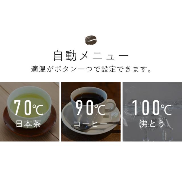 電気ケトル 0.8L ケトル 電気 電気ポット 湯沸かし 温度調節 保温 内側 ステンレス おしゃれ 細口 湯漏れ防止 空焚き防止 一人暮らし アイリスオーヤマ IKE-C800T *