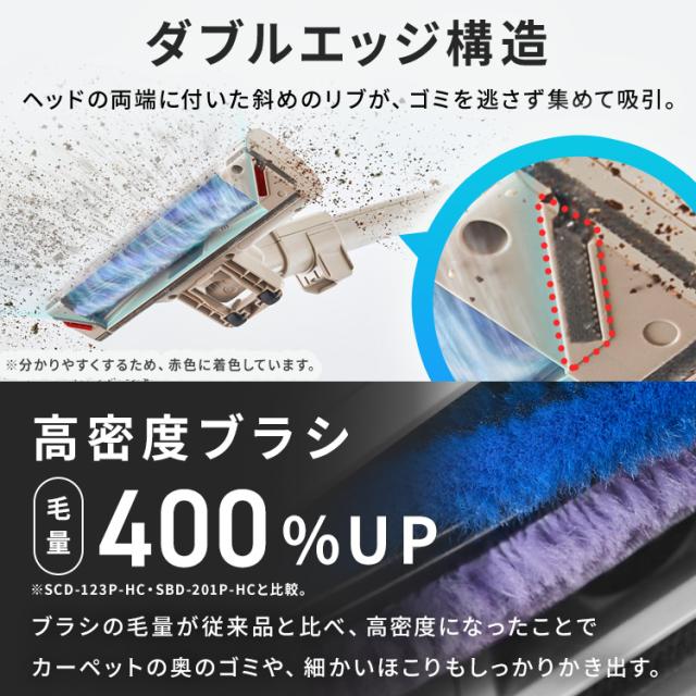 掃除機 コードレス 軽量 強力吸引 きわまでヘッド アイリスオーヤマ