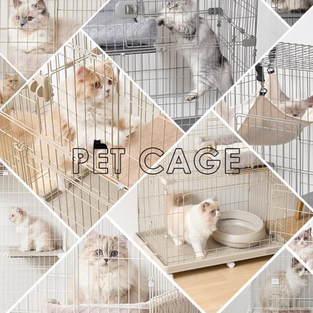 猫 ケージ 2段 アイリスオーヤマ ワイド ゆったり設計 キャスター付 扉 