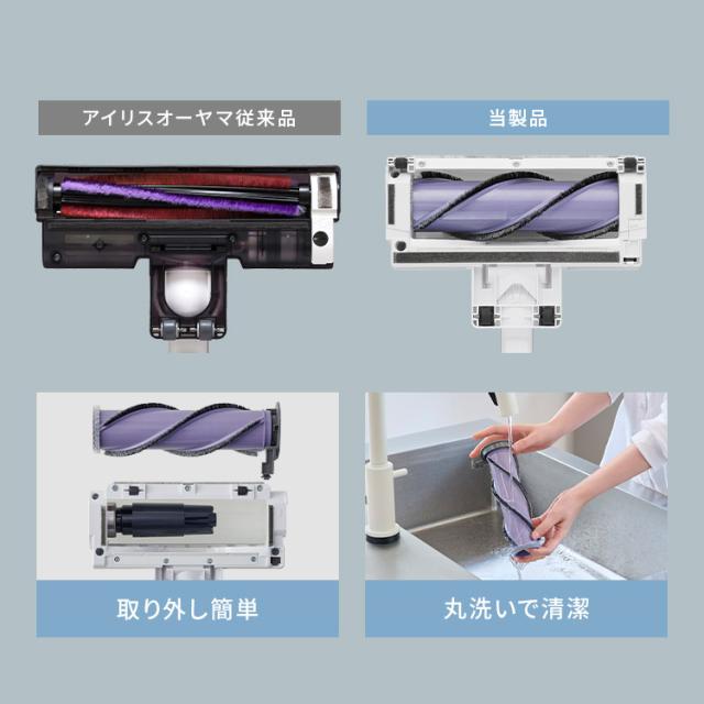 掃除機 コードレス 軽量 充電式 紙パック式 アイリスオーヤマ 紙パック ゴミ捨て簡単 細かいゴミ 逃さず吸引 充電スタンド 静電モップ付 スティック掃除機 スティッククリーナー 掃除機の紙パック式 選べる 紙パック5年分付 紙パック式掃除機 SBD78DCBLP-W * 安心延長保証対象_3