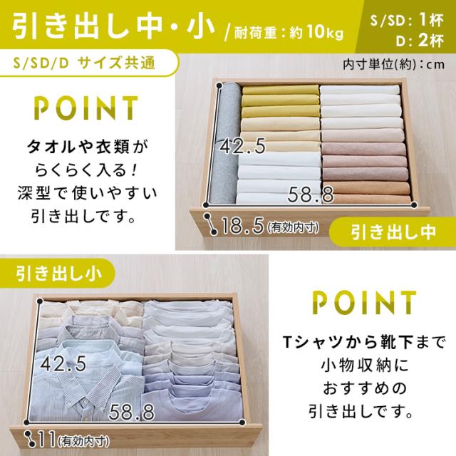 ＼組立設置サービス込み／ベッド セミダブル 収納 大容量 超収納 引出し 5個 棚 2口コンセント付 スライド本棚 布団 洋服 小物収納 ベット フレーム ヘッドボード 宮付き ハイタイプ 新生活 超収納ベッド アイリスオーヤマ CSB03-SD * (HS)_7