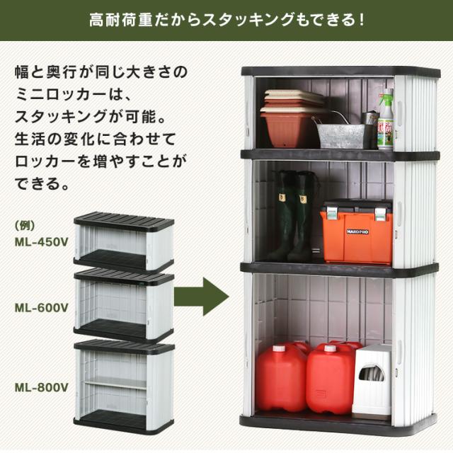 物置 屋外 小型 ベランダ 幅90 奥行52 高さ80 スタッキング可能 耐荷重 