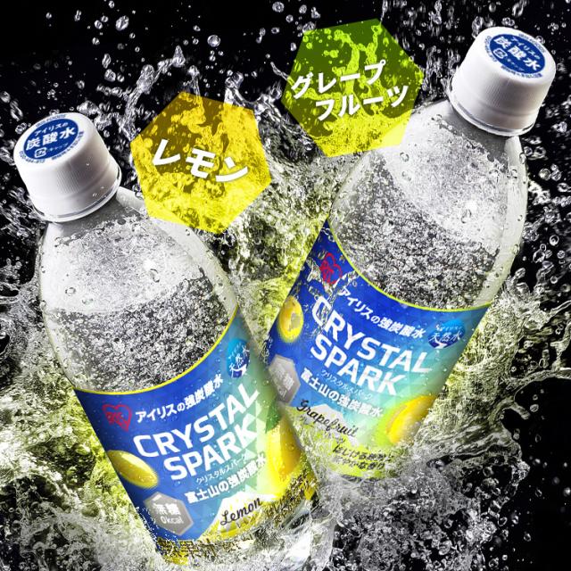 炭酸水 500ml 48本 (24本入×2ケース) 強炭酸水 無糖 プレーン レモン