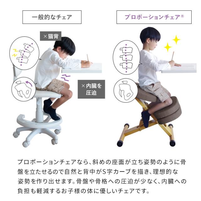 プロポーションチェア 学習椅子 姿勢矯正 バランスチェア