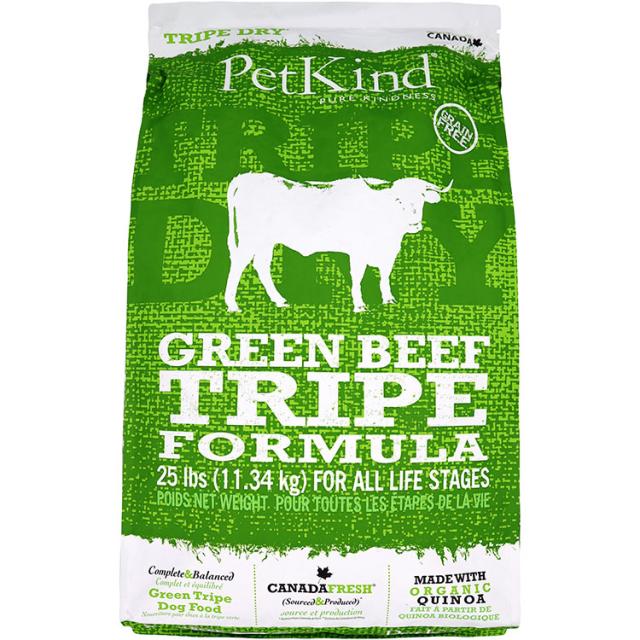 ▽ペットカインド トライプドライ グリーンビーフトライプ 11.34Kg