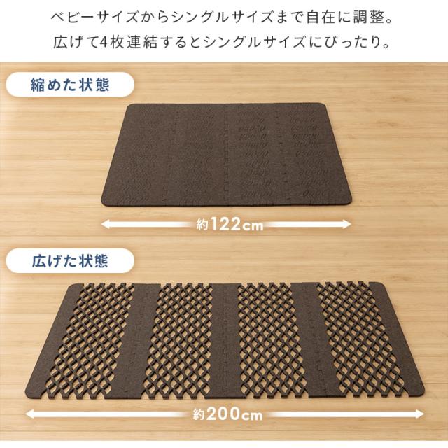 除湿マット 除湿シート シングル すのこマット 除湿シート 除湿 すのこ型吸湿マット クローゼット 押し入れ 吸湿 エアージョブマックス JABFST660 湿気対策 抗菌防臭 インエグジット フィルハーモニィ_12