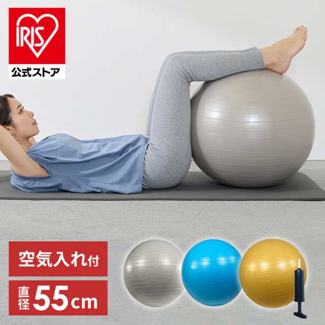 バランスボール55cm 23-187 全3色 バランスボール フィットネス ダイエット 健康器具 体幹トレーニング エクササイズ ストレッチ  トレーの通販はau PAY マーケット - アイリスプラザ au PAY マーケット店 | au PAY マーケット－通販サイト