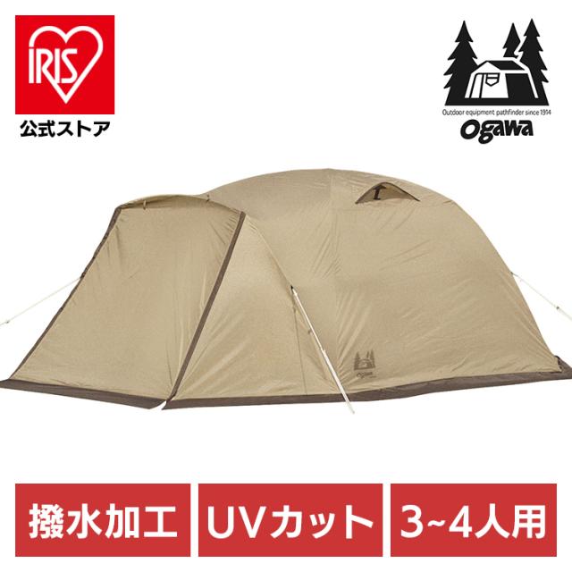 アウトドア キャンプ テント ピスタ34 2657-80 [代引不可]【B】 Ogawa アウトドア キャンプ テント 初心者向け ドームテント オガワ タープテント 3〜4人用 シンプル 送料無料