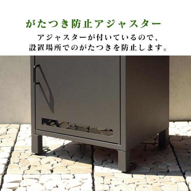 宅配ボックス ポスト 一体型 Gioele（ジョエレ） 宅配ボックス付ポスト PBX-047 MOJYU 【B】 宅配ボックス付ポスト MOJYU モジュ おしゃれ 北欧風 組立品 取り付け簡単 ガルバナイズド処理 Gioele ジョエレ 送料無料_10