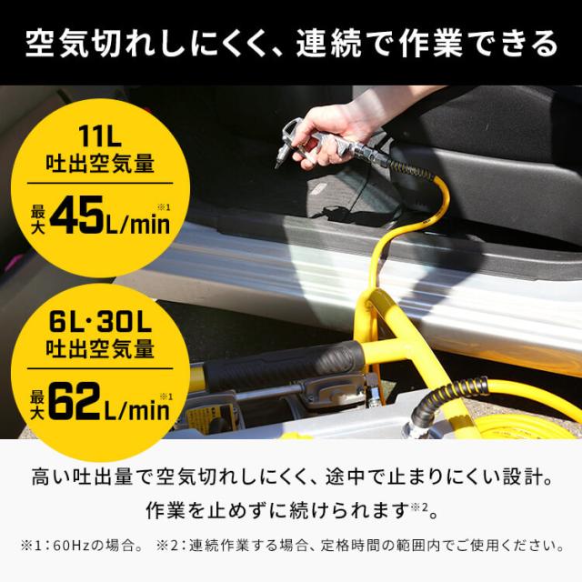 コンプレッサー エアコンプレッサー 100V 静音 エアーコンプレッサー