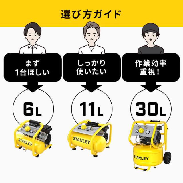 コンプレッサー エアコンプレッサー 100V 静音 エアーコンプレッサー