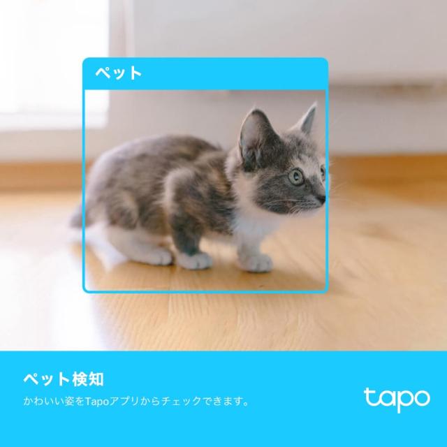防犯カメラ 屋内 Tapo C225 wifi スマホ連動 動体検知 異常音検知 警告音 アプリ通知 高画質 赤ちゃん 犬 猫 ペットカメラ 見守りカメラ 監視カメラ 室内 ベビーモニター パンチルトスマートAI Wi-Fiカメラ TP-Link *_6