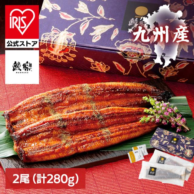 うなぎ 鰻楽 九州産 うなぎ蒲焼 2尾セット 280g 丹念に焼き上げ 独自のたれ 鰻 ウナギ 蒲焼 蒲焼き 長蒲焼 2尾 うな丼 冷凍うなぎ ギフトにも aQMN2/280 * 9,055円