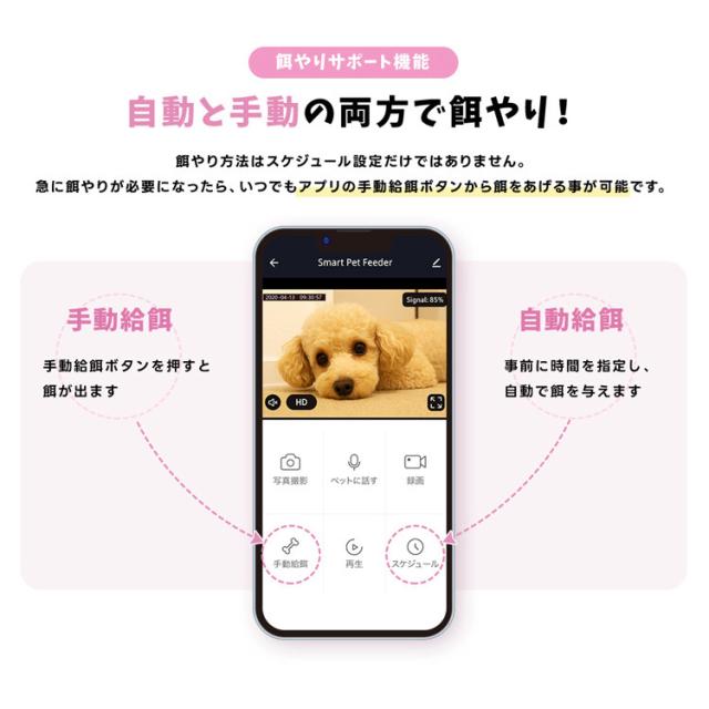 Wi-Fiカメラ 自動給餌器 Wi-Fi接続 セキュリティ 防犯 工事不要 防犯 取付簡単 セキュリティ カメラ付き自動給餌器 WTW-IPET2971 株式会社塚本無線 Wi-Fiカメラ 自動給餌器 スマホ 遠隔監視 AV機器 Wi-Fi接続 防犯 工事不要 防犯 取付簡単 セキュリティ 送料無料_10