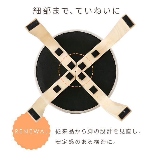 【6脚セット】 スツール おしゃれ 木製 北欧風 スツール椅子 椅子 高さ45cm チェア 丸椅子 キッチンチェア キッチンスツール スタッキングスツール 積み重ね コンパクト 収納 脚裏フェルト付き 傷防止 キッチン 玄関 来客用 イス 丸イス 木製スツール SL-03F *_15