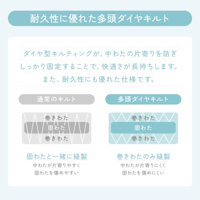 腰痛防止 体圧分散 高反発 抗菌防臭 防ダニ サポート 固め ピーチスキン 腰サポートバランス三層敷き布団 SDアイボリー ふとんファクトリー 腰痛防止 体圧分散 高反発 抗菌防臭 防ダニ サポート 固め ピーチスキン_10