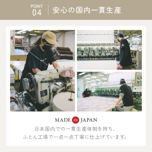 腰痛防止 体圧分散 高反発 抗菌防臭 防ダニ サポート 固め ピーチスキン 腰サポートバランス極厚四層敷き布団 DLアイボリー ふとんファクトリー 腰痛防止 体圧分散 高反発 抗菌防臭 防ダニ サポート 固め ピーチスキン_12