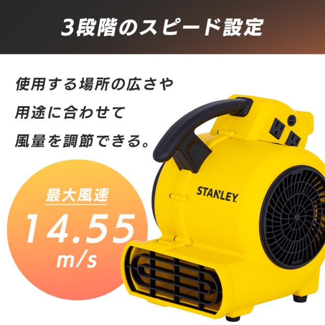 送風機 業務用 小型 100v パワフル送風 風量3段階調節 3段階角度調節