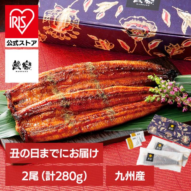 ＼50％OFFクーポン!~6/24 9:59／ うなぎ 鰻楽 九州産 うなぎ蒲焼 2尾セット 280g 丹念に焼き上げ 独自のたれ 土用 丑の日 鰻 ウナギ 蒲焼 蒲焼き 長蒲焼 2尾 うな丼 冷凍うなぎ ギフトにも aQMN2/280 * 【土用丑の日まで商品のお届け期間:7/20(月)〜7/24(金)】
