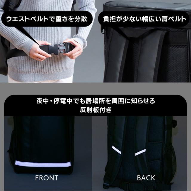 防災グッズ 防災リュック 1人用 アイリスオーヤマ 避難リュック 防災セット 1人用31点 BS131 災害 エアベッド アルミブランケット マスク 衛生用品 震災 台風 避難 緊急 非常用 備え セット 1人用 アイリスオーヤマ 送料無料_6