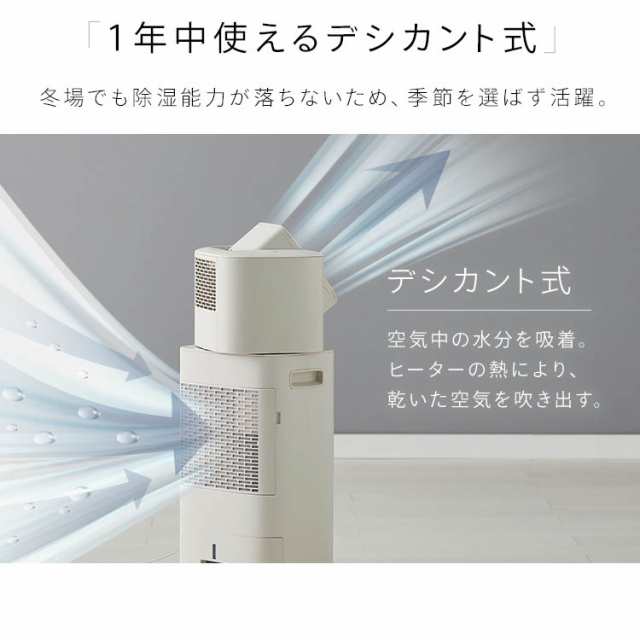除湿機 サーキュレーター 衣類乾燥除湿機 [1台3役]アイリス