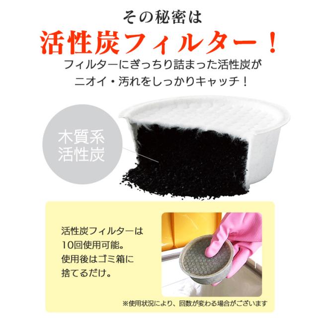 ポット 活性炭オイルポット 油こし器 油処理 1200ml カートリッジ1個付 H-OP1200 白の通販は