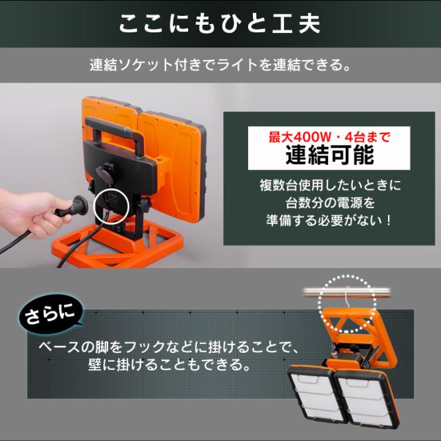 ライト LEDワークライトワイドパネル 防水仕様 ベースタイプ LWT-10000B-WP LEDベースライト AC式 べースライト スタンドライト 照明 LED LEDライト LED照明 ライト 明かり 投光器 作業灯 LED投光器 屋内 屋外 置き型 ワークライト アイリスオーヤマ 送料無料