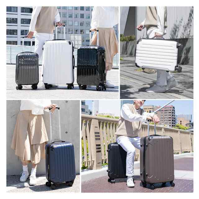 スーツケース シルバー キャリーバッグ 旅行カバン - 旅行用バッグ