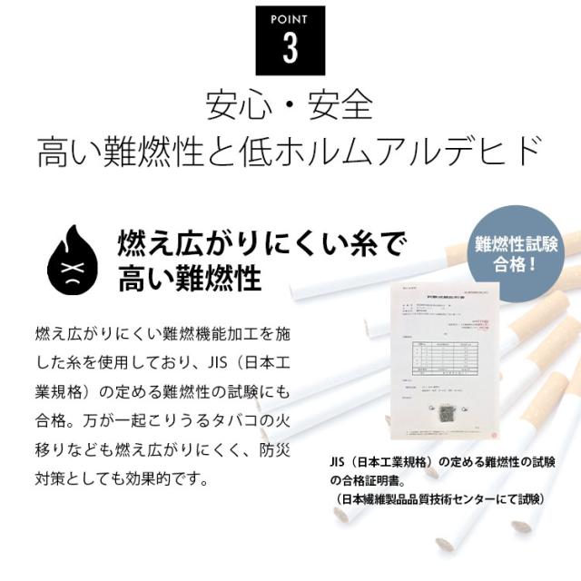 タイルカーペット 難燃タイルカーペット(ナイロン) 20枚セット 40×40 TKP-NN40 グレー ベージュ くるみ ネイビー ブラウン ライトブルー プラザセレクト ：予約品 【int】_8