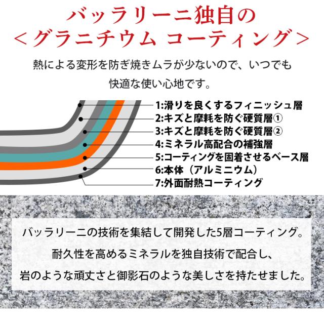 バッラリーニ フェラーラ フライパン深型28糎 イタリア共和国 IH相応う 75001-778-0 フェラーラ フライパン 75001-778 バッラリーニ 御厨子所 貨物輸送無料