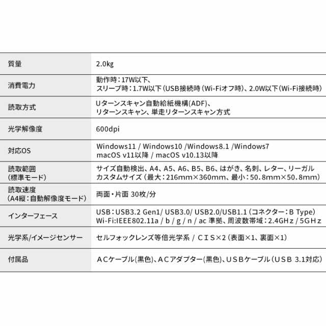 スキャナー ScanSnap iX1300 FI-IX1300A A4 A3 スキャナー コンパクト スキャンスナップ リモートワーク 自炊 Uターンスキャン リターン