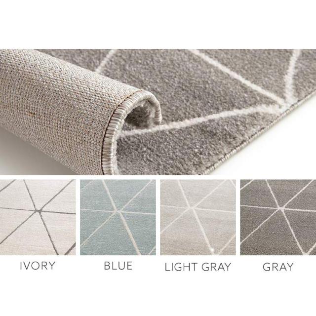 ラグ ヨーロッパ トルコ製 ウィルトン織ラグ1420 54355-560 (d20) 週末限定！50%OFFクーポンラグ ヨーロッパ トルコ製 ウィルトン織ラグ1420 ふわふわ 北欧風 通年 夏 冬 オールシーズン パイル  ペルシャ 2畳 ３畳 (d20)