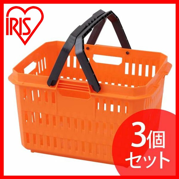 3個セット 職人の車載ラック専用 ハードプロバスケット HPB-37 オレンジ／ブラック アイリスオーヤマ 5,850円
